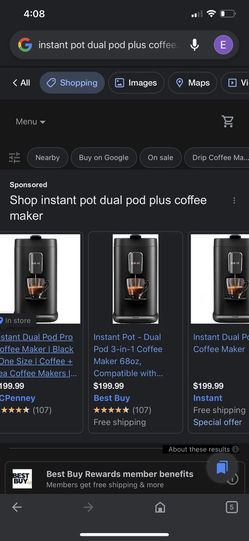 Instant Dual Pod Plus Coffee Maker