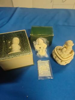 Snowy babies  vintage