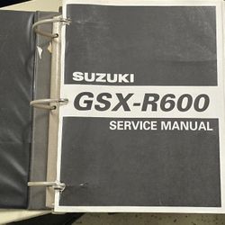 Suzuki GSX-R600 Service Manual