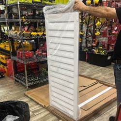 Veneta Composite Room Darkening Wood Shutters for Windows 