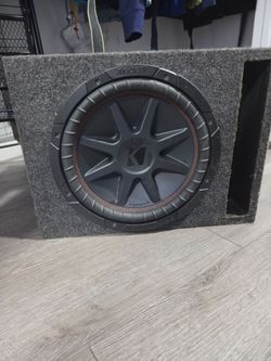 Kicker CompVR Subwoofer in Ported Box