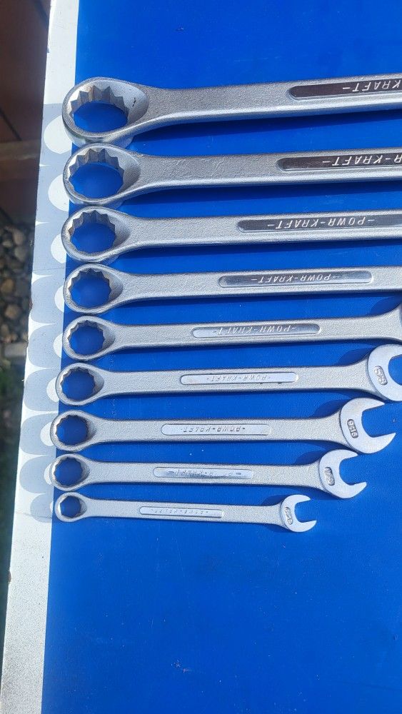 9 Piece Wrenches  Forged USA