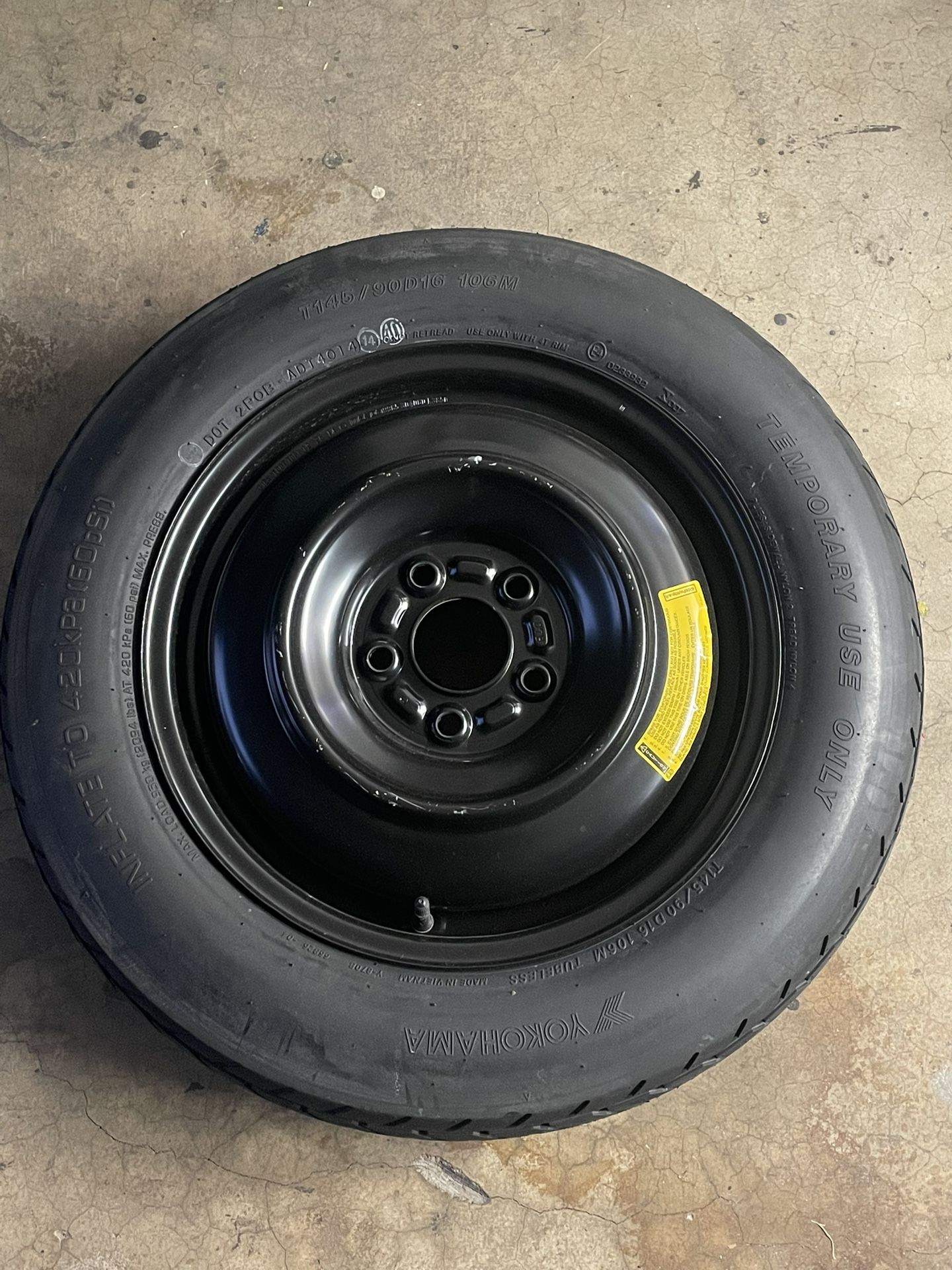 $60 Spare Tire and Jack For Mazda CX5