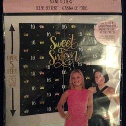 New Photo Booth Sweet 16   Letters- Over 5 Feet Tall