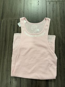 Pink Love You Chrome Tank