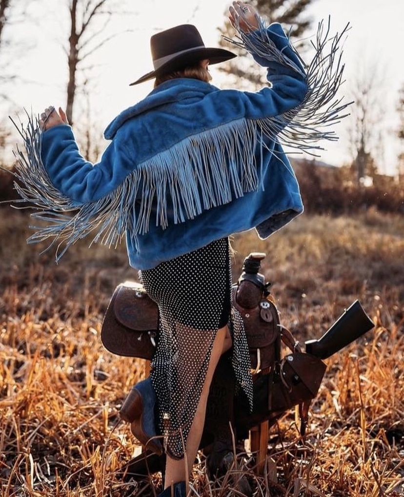 Fringe Denim Jacket 