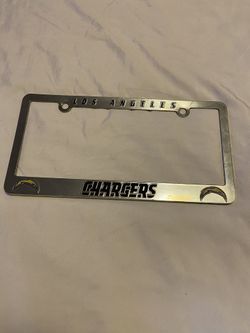 Chargers license plate frame