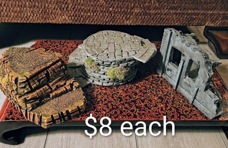 Handcrafted Props For Gaming Tables