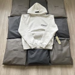Light Oat Essentials Hoodie