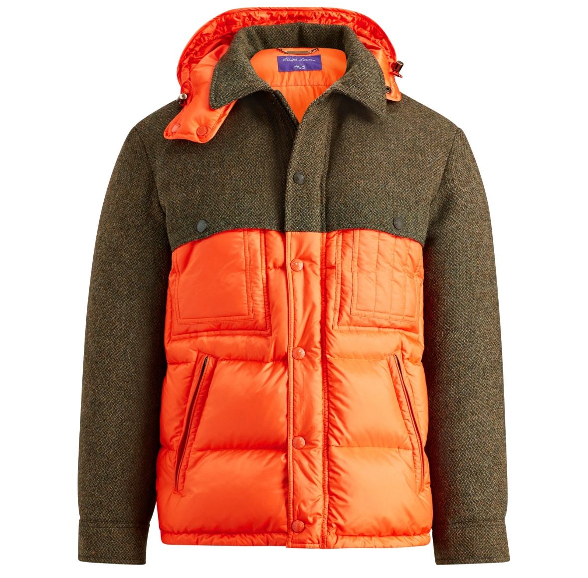 Ralph Lauren Purple Label RLX Down Wool Puffer Jacket Parka Anorak Coat