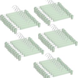 360 Swivel PREMIUM Clip Hangers Pants Skirts Shorten - Green Adjustable Size Or Black