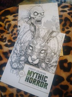 Mystic & Horror Coloring Book Set
