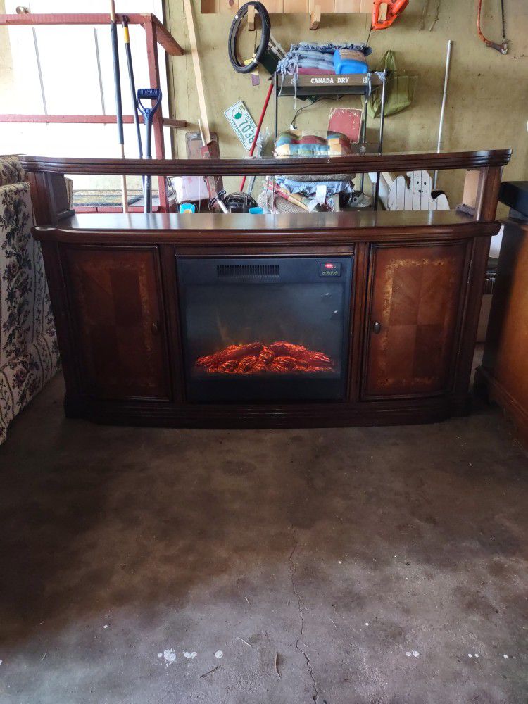 Electric Fireplace Television Stand