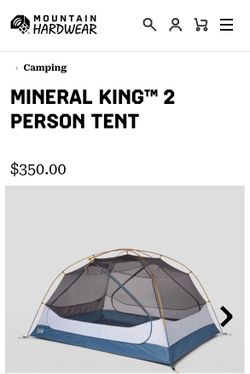 Mountain Hardwear Mineral King 2 Person Tent ⛺️