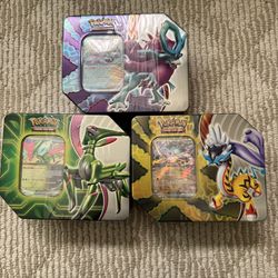 Paradox Destinies Sealed Pokémon TCG Tins Lot of 3