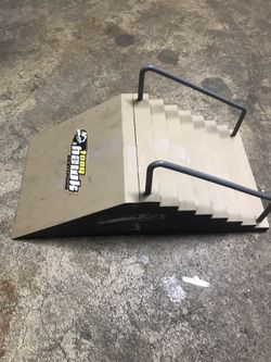Mini Skate Board Ramp And Stairs