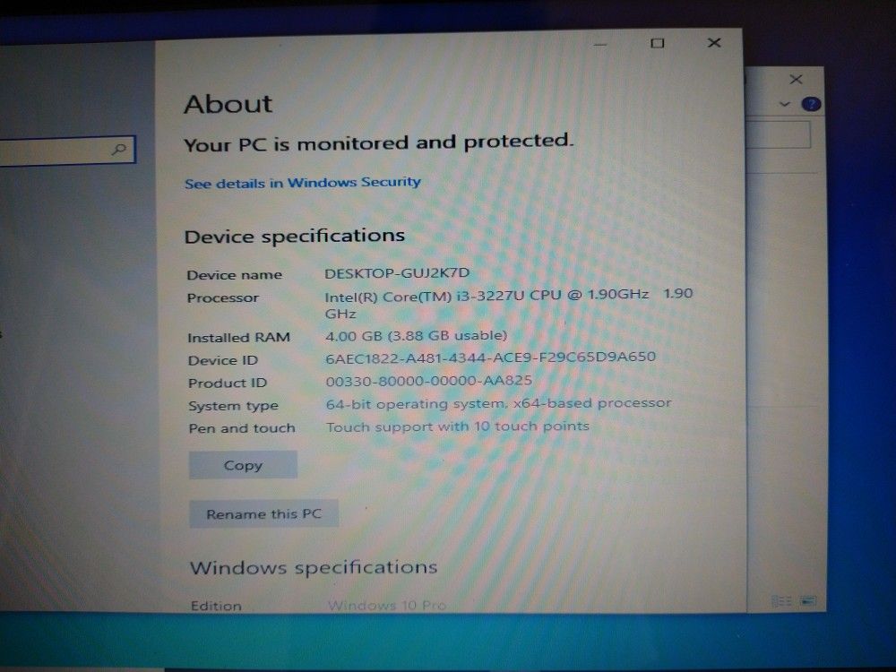 dell inspiron 15 352/ i3 Gen/ Gb Ram/ 500 HDD/ Touch Screen
