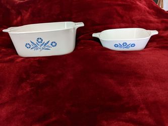 Blue Cornflower Corning Ware Dishes