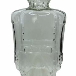 Vintage  Collectible  1998  Smirnoff Vodka  Toy Soldier Nutcracker Glass Empty Bottle
