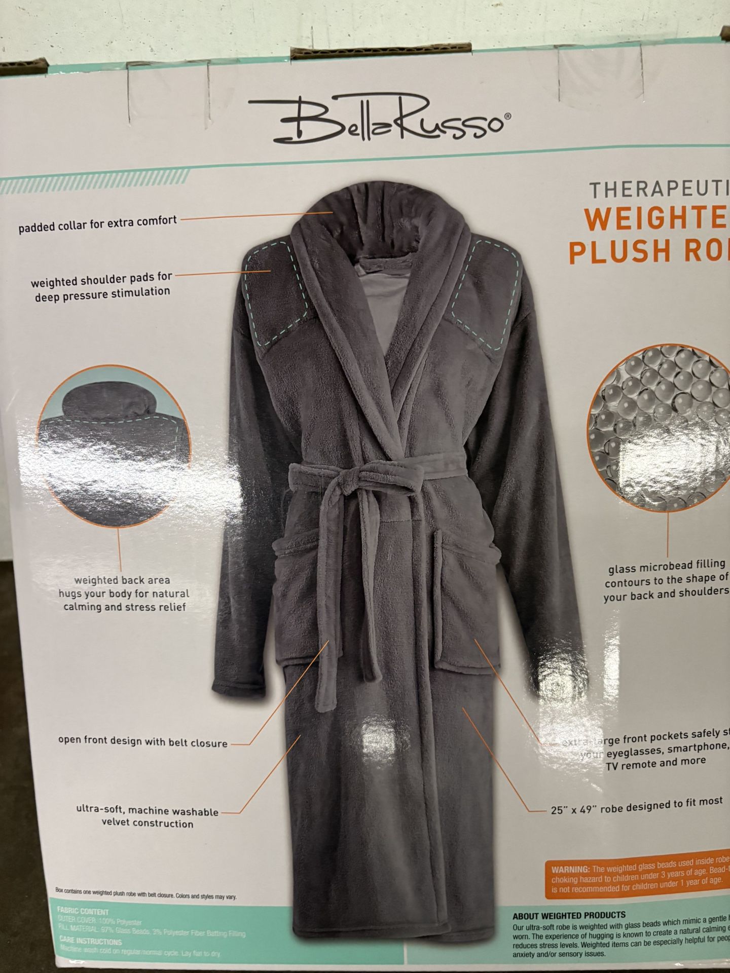 Weighted Plush Robe