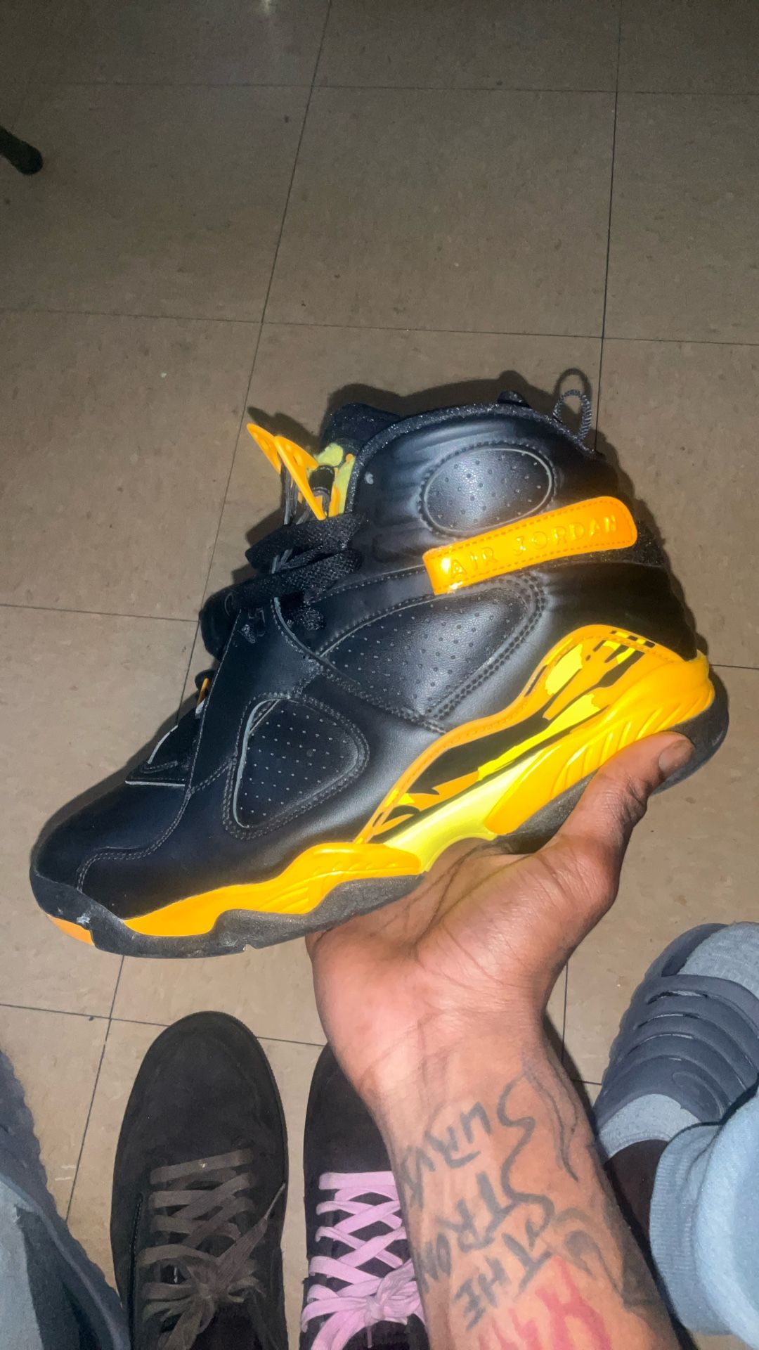 Jordan 8 Taxi Yellow