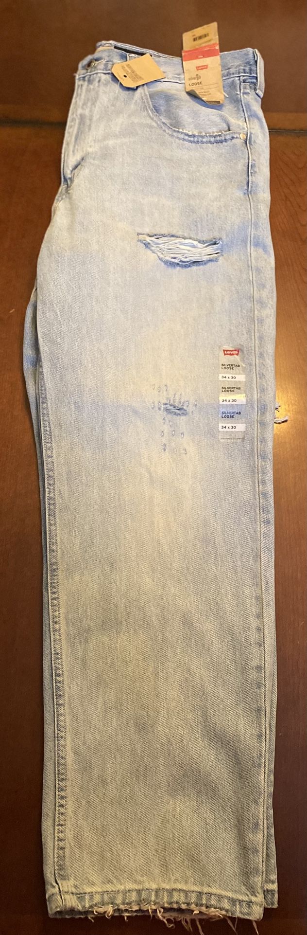 Brand New Levi’s Silver Tab Loose Fit Jeans Mens Size 34x30