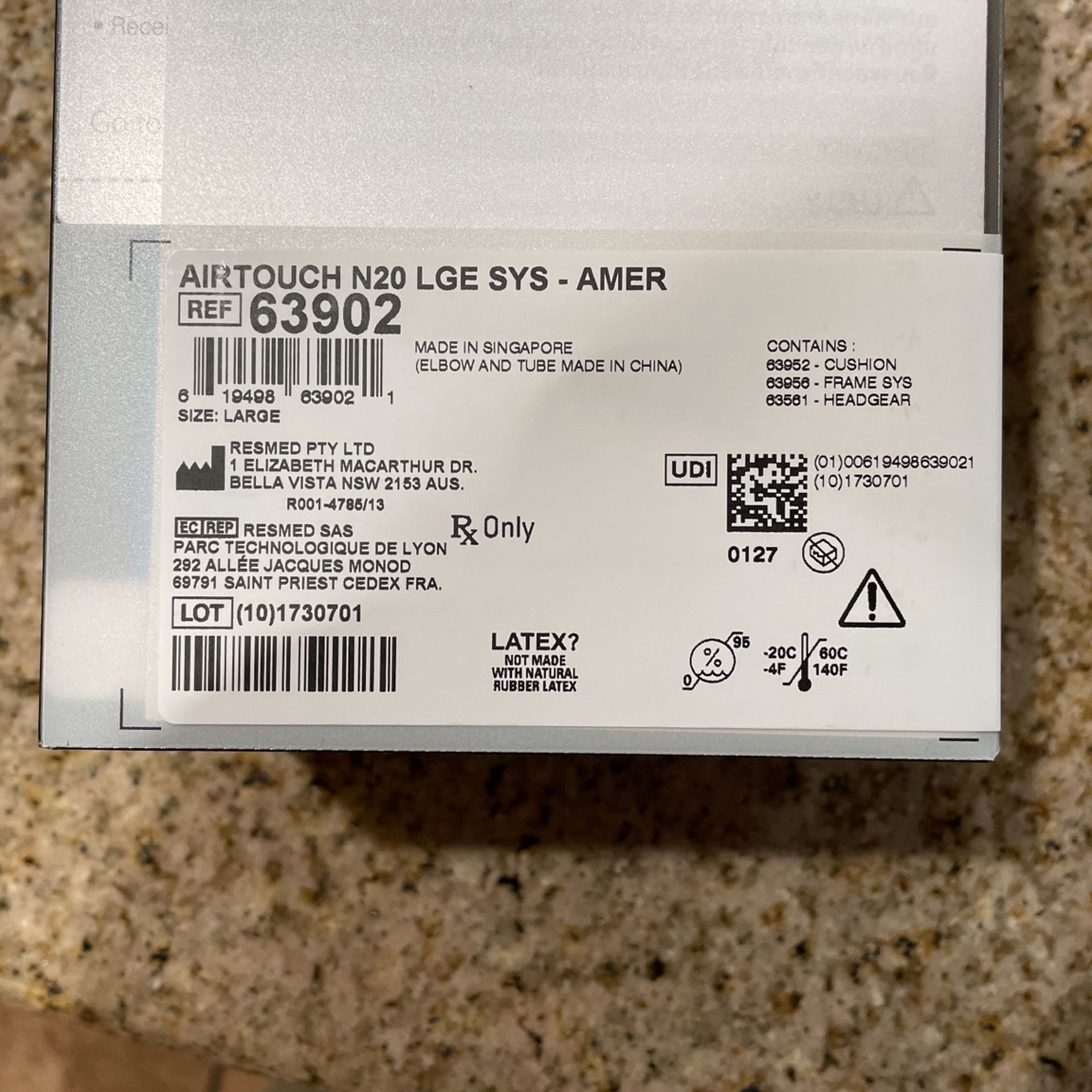 ResMed AirTouch N20 Nasal CPAP Mask Large