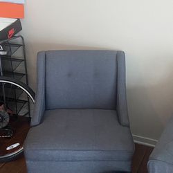 Gray Living Room Chair