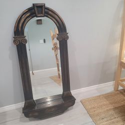 Wall Mirror With Small Drawer