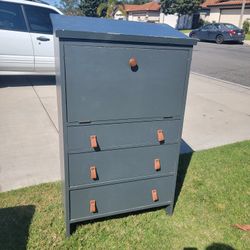 Solid Wood Secretary Desk 