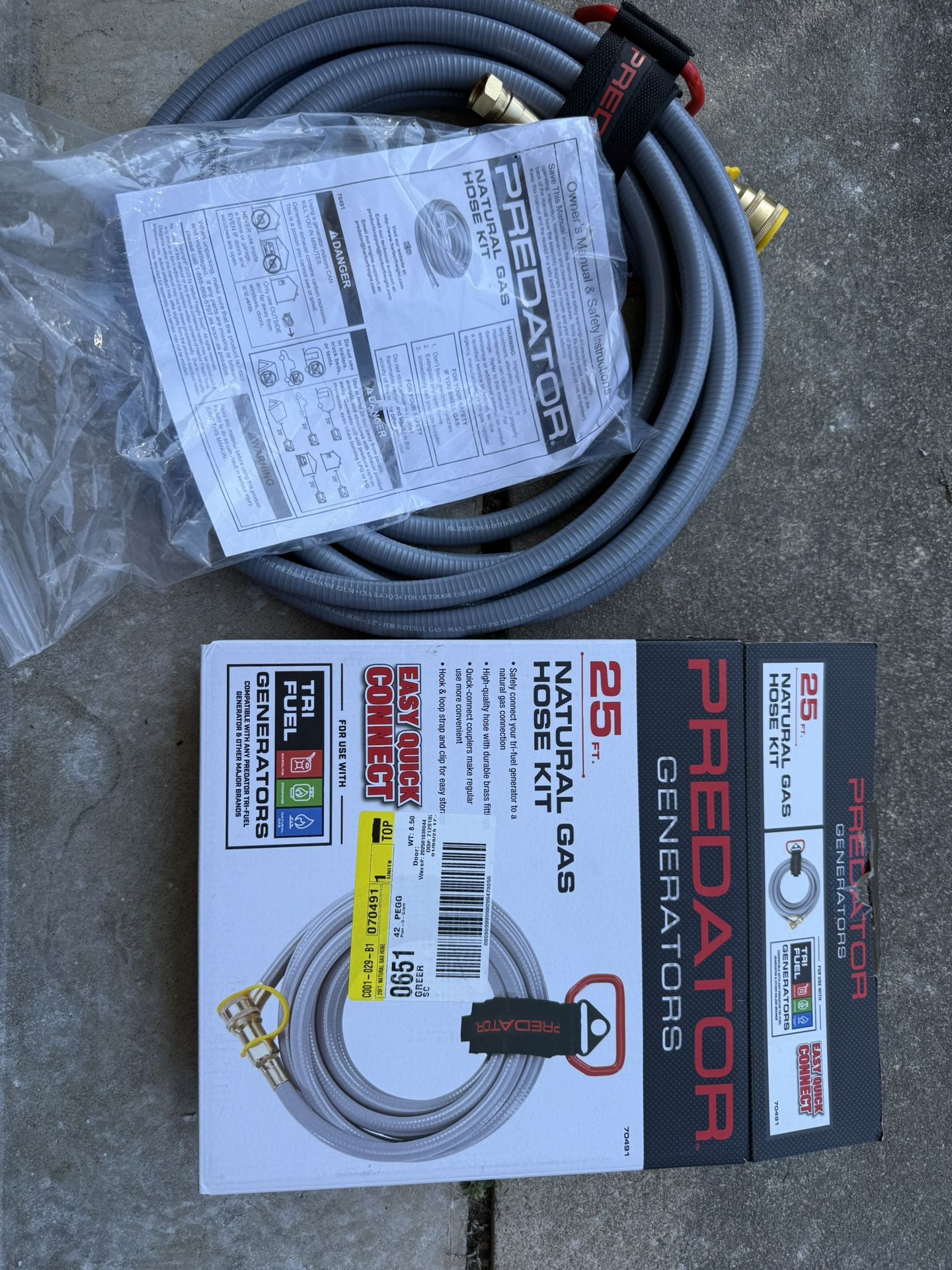 1/2” Natural Gas Hose