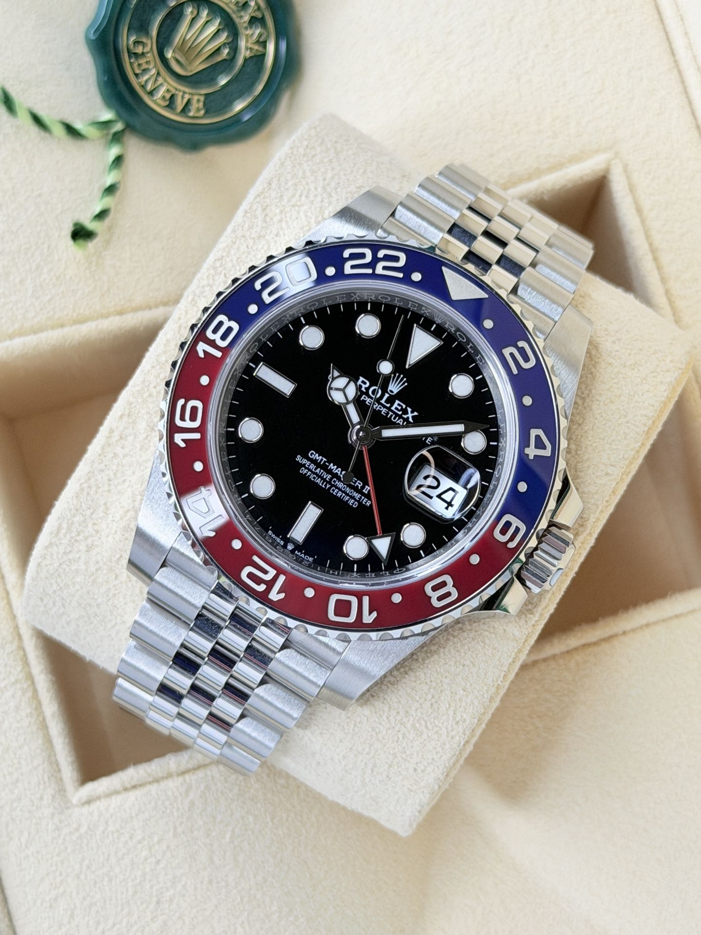 Rolex GMT Master II Pepsi w/ Jubilee Bracelet