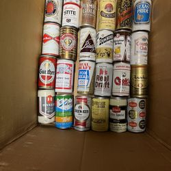 Free Beer Cans. 6+ Cases - 1970s Aluminum  & Crimped Steel 