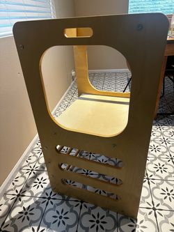 Toddler Learning Tower with convertible slide or black board