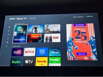 85 inch Roku tv
