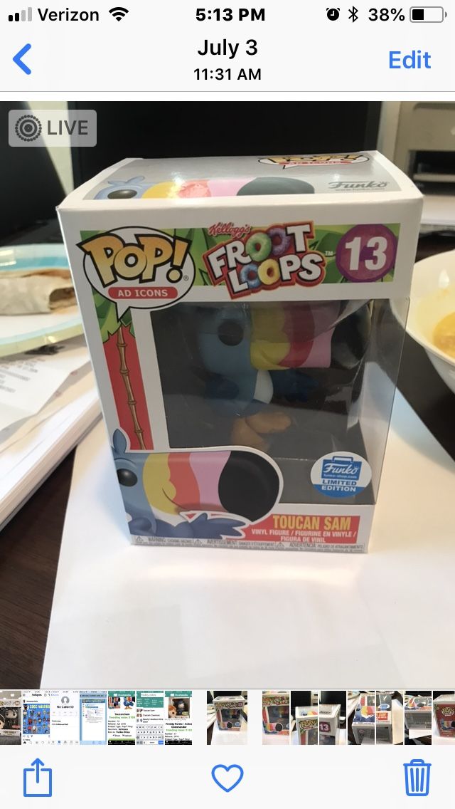 Funko Pop tucan Sam make offer!!:)
