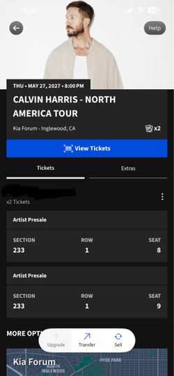 Calvin Harris Tickets