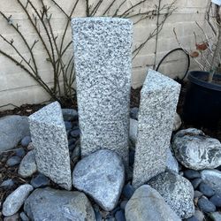 Beautiful Granite 3 Pillar Stone Fountain 