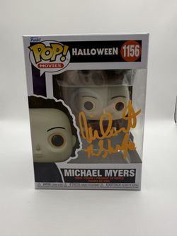 Nick Castle "The Shape" Michael Myers Signed Halloween Funko Pop #1156 +GCOA
