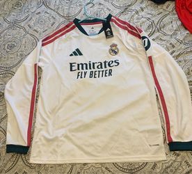 Adidas NEW Real Madrid long sleeve jersey (XL)