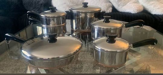 Revere Ware 11-Piece Stainless Steel/Copper Clad Cookware Set