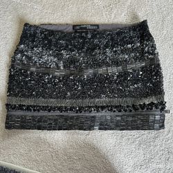 All Saints Hand Embellished Skirt