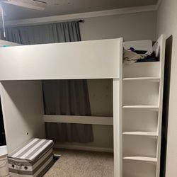 Loft Bunk Bed with office desk storage 