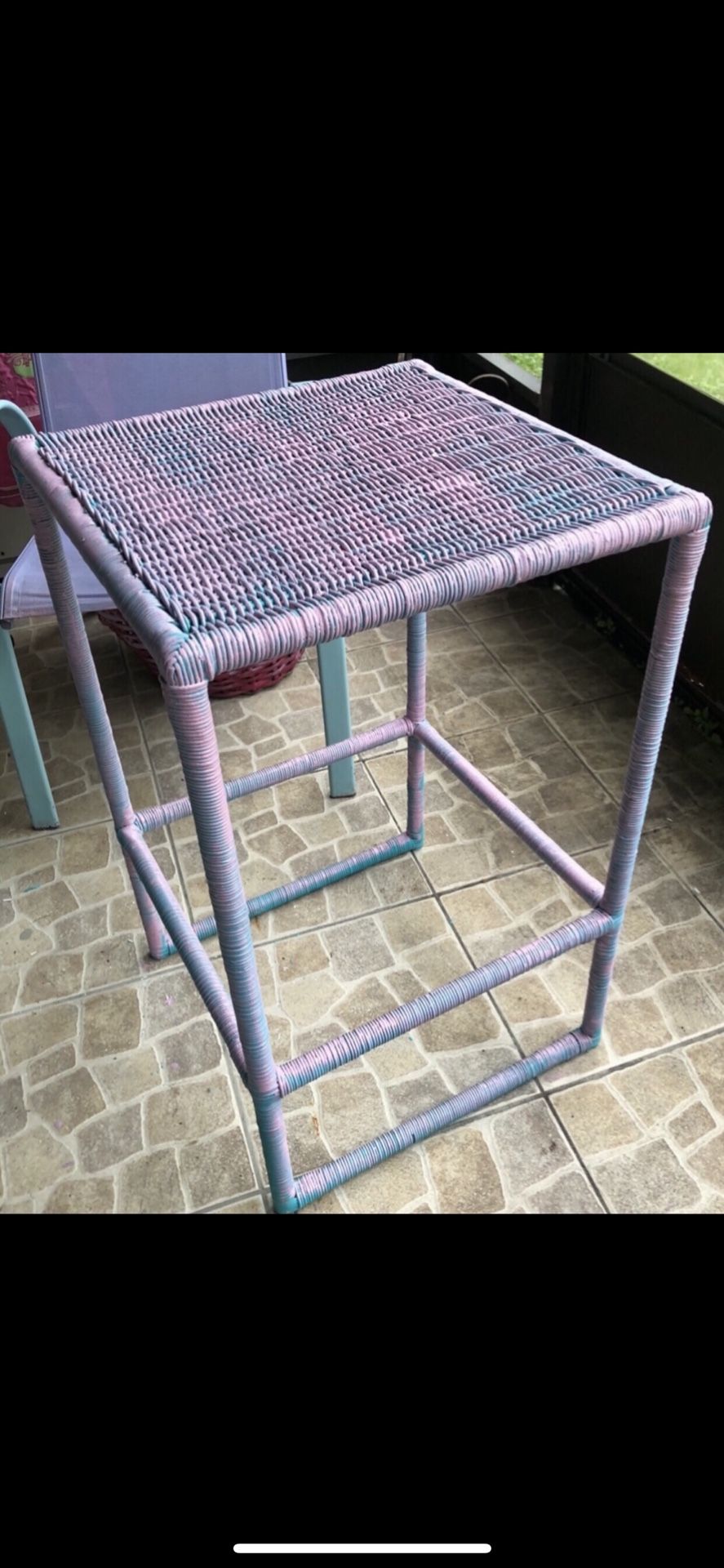 Painted Tall Table 
