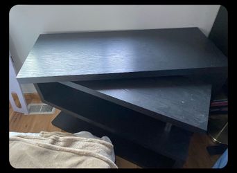 Black Wood TV Stand / Media Console