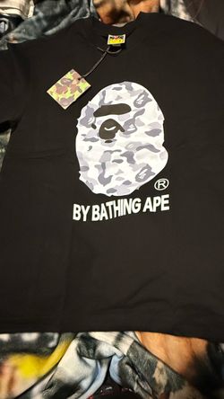 BAPE A Bathing Ape Black Camo Tee
