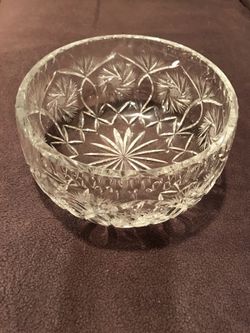 CRYSTAL BOWL - LARGE - HEAVY