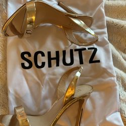 Schultz Gold Heels