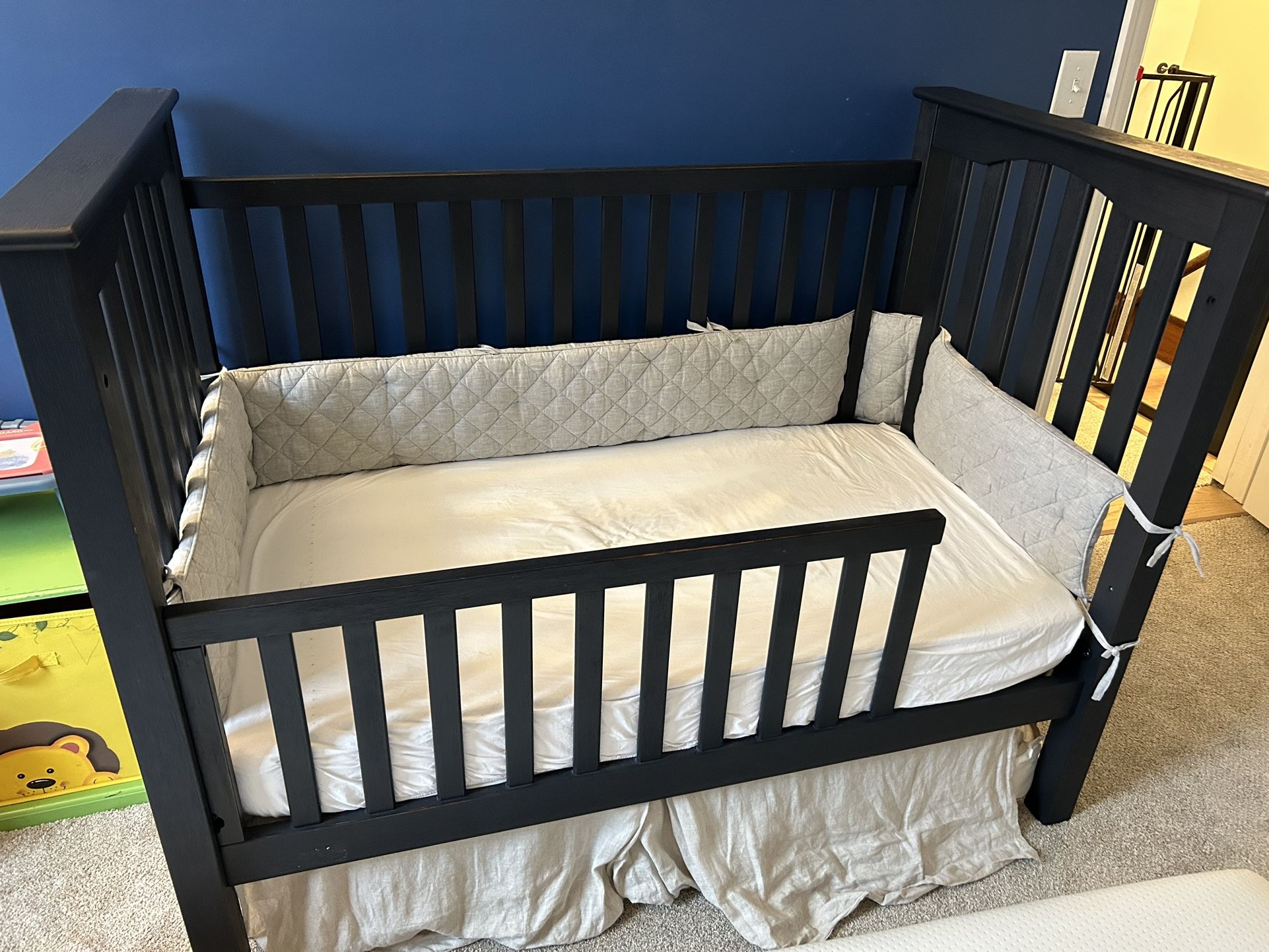 Pottery Barn Crib With Toddler Rail Conversion