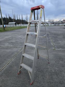 6' Werner Aluminum Ladder